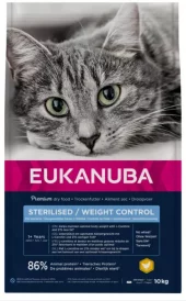 Eukanuba Cat Adult Sterilisert/Vektkontroll 10kg