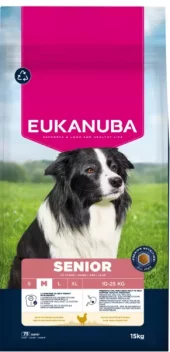 Eukanuba Senior Medium Breed Kylling 15kg