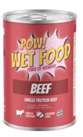 Pow Dog Adult Beef Can 400g