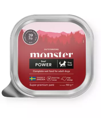 Monster Dog Power Beef Paté 150g