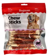Tyggesticks med Lam 25p Hvit 12,5cm