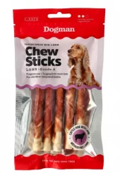 Dogman Tyggesticks m/Lam 5p Hvit 12,5cm