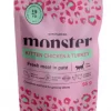 Monster Cat Pouches Kitten Chicken & Turkey 85g