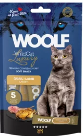 Wolf Wild Cat Soft Snack Luxury Quail&Lamb