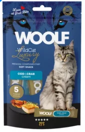 Woolf Wild Cat Soft Snack Luxury Cod&Crab