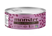 Monster Cat Adult Single Protein Beef Can 100g