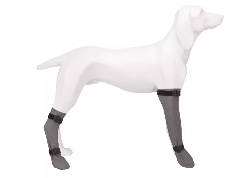 Hundesokk Silikon XL 12cm/45cm Grå