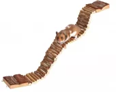 Hamsterleke Bevegelig Bru 55,5x7cm Natur