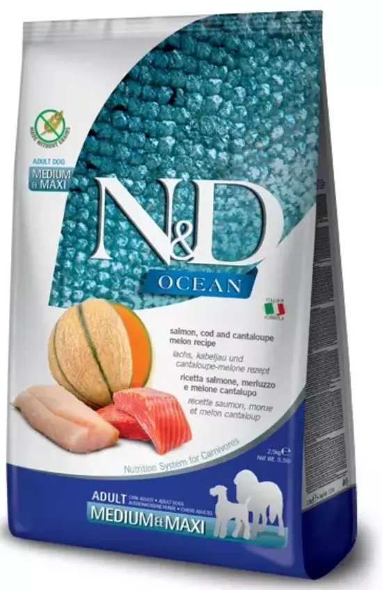 Farmina Ocean, Salmon & Cod M/L 12kg
