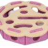 Cat Activity Hole`N`Roll Flower Ø:30x7,5cm Berry