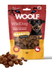Woolf Wilddog Rabbit & Cod Twisties 100g