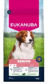 EUKANUBA Senior Small/medium Breed Lam & Ris 12kg