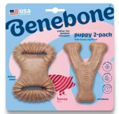 Benebone Puppy 2-pakning Wishbone Bacon