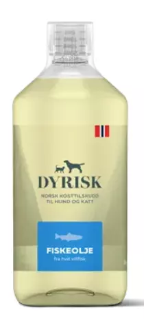 Dyrisk Hvit Fiskeolje 1L