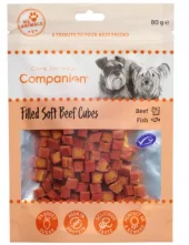 Companion Filled Soft Beef Cubes 80g