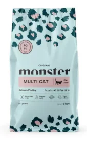 Monster Original Multi Cat Salmon/Poultry 6kg