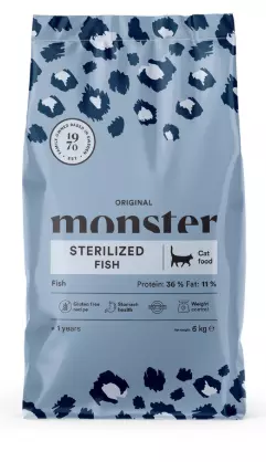 Monster Cat Original Sterilized Fish 6kg