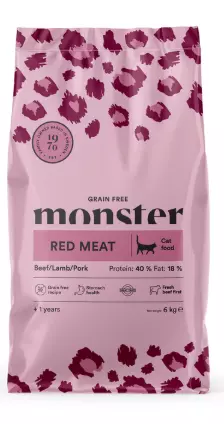 Monster Cat Grain Free Red Meat 6kg