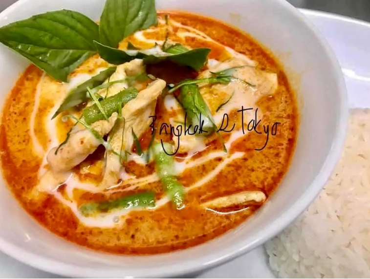 06C.Rød Curry Scampi