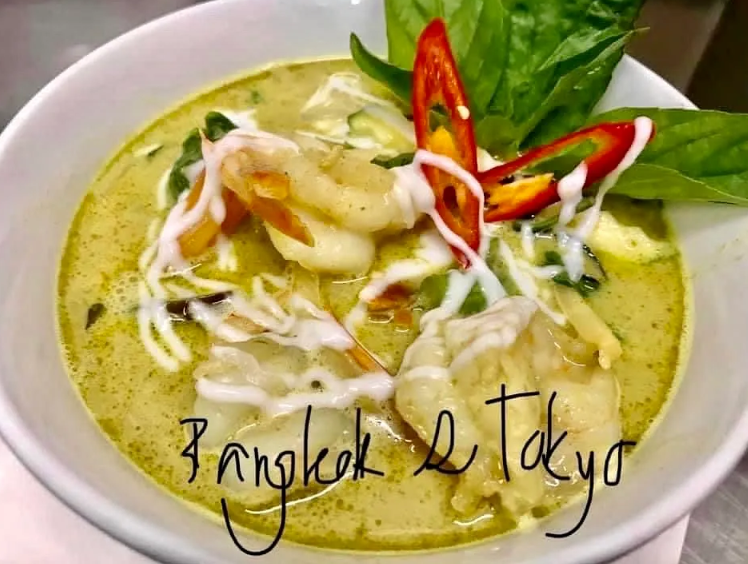 07C.Grønn Curry Scampi