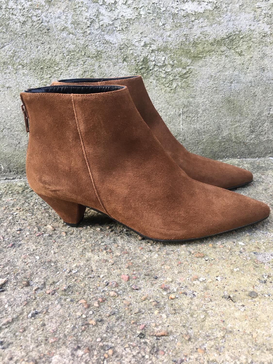 Copenhagen shoes leather zip salg