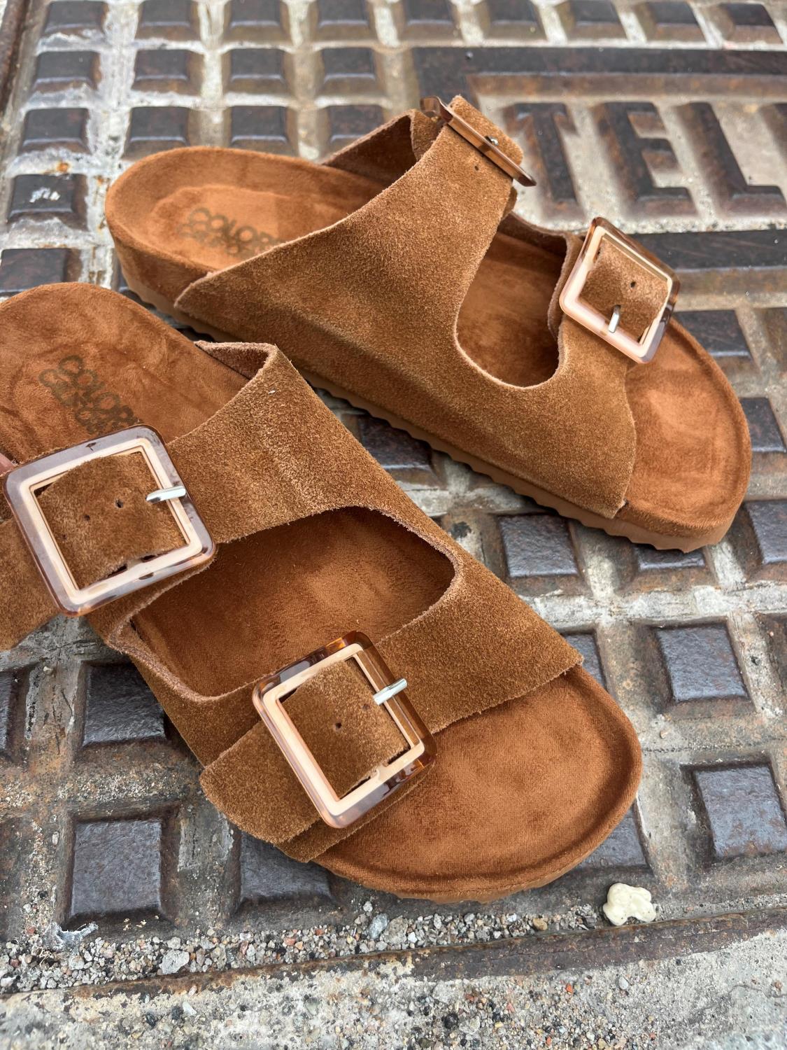 sandal leather soft comfort bio500 colour of california