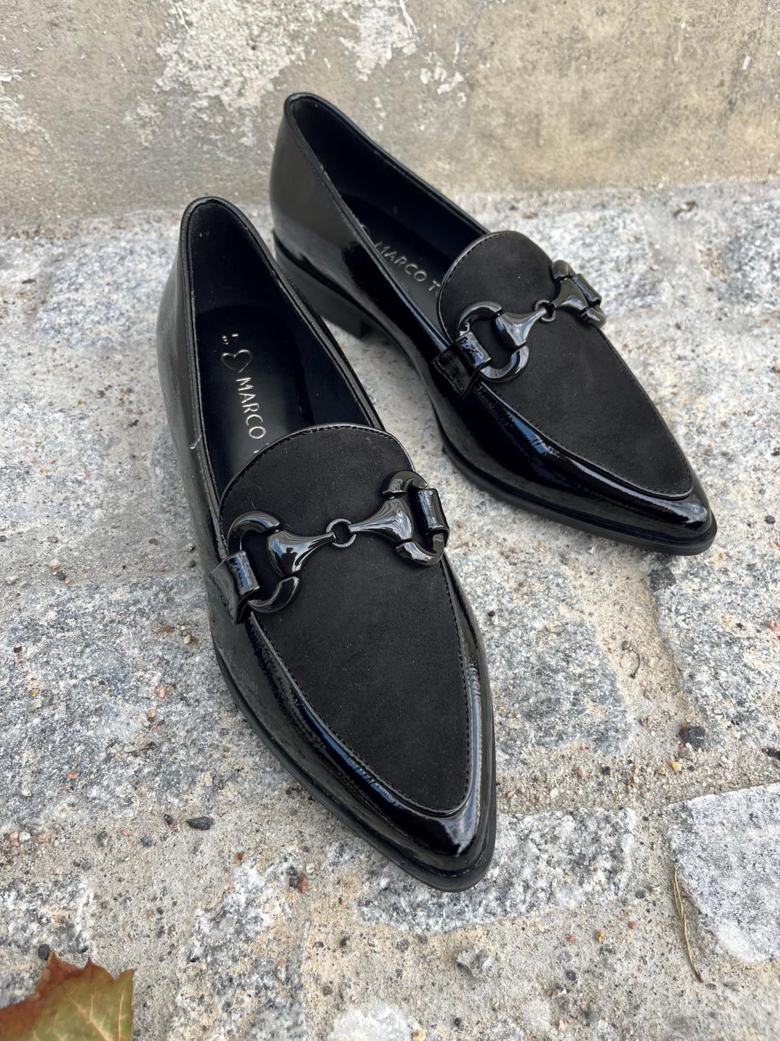 Marco tozzi moccasin soft lakk