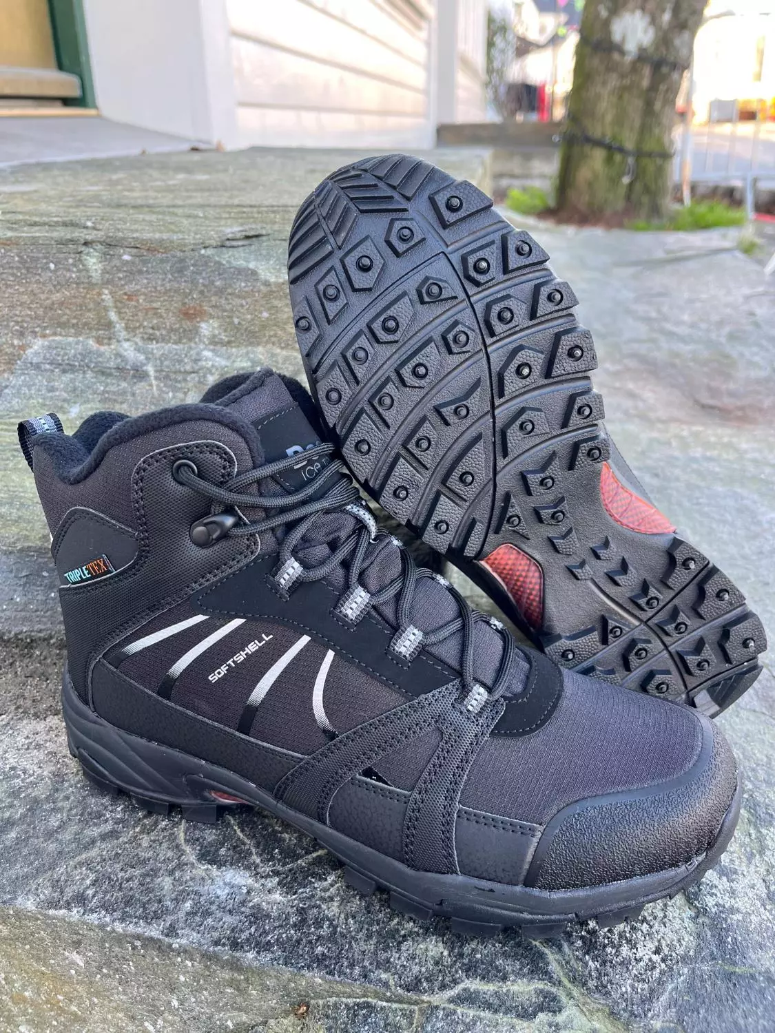 softgel touring shoes Dock boot med fast piggsko