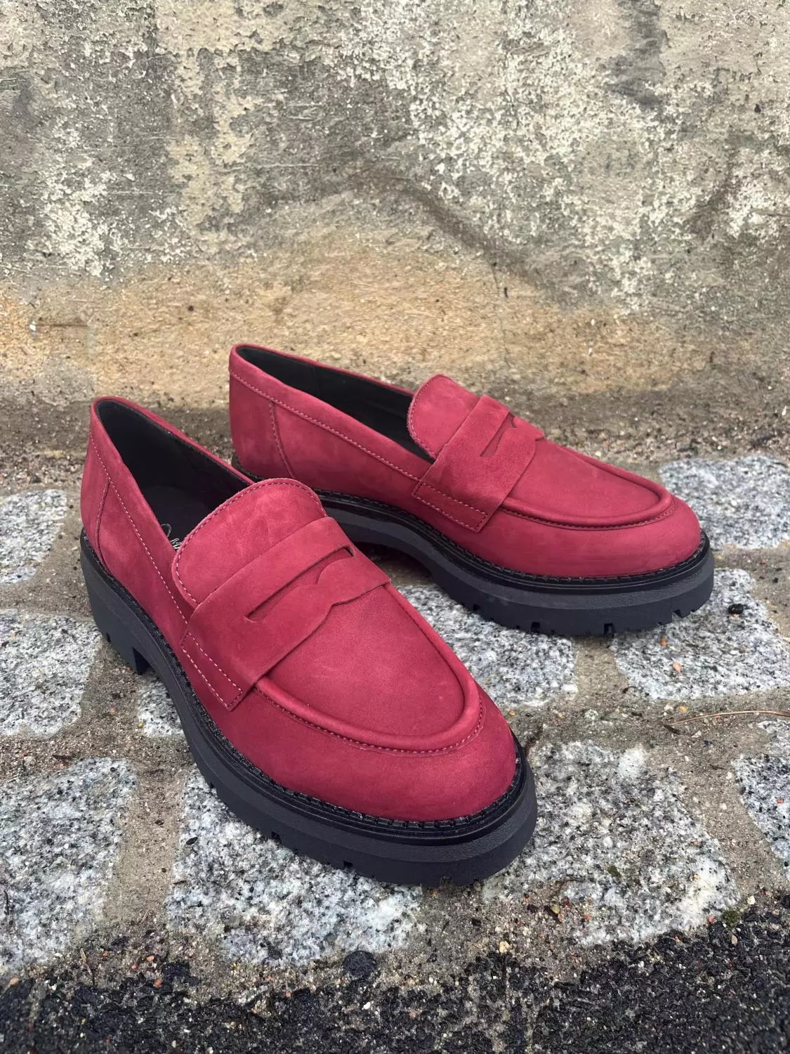 Marco tozzi moccasin soft leather chunky '