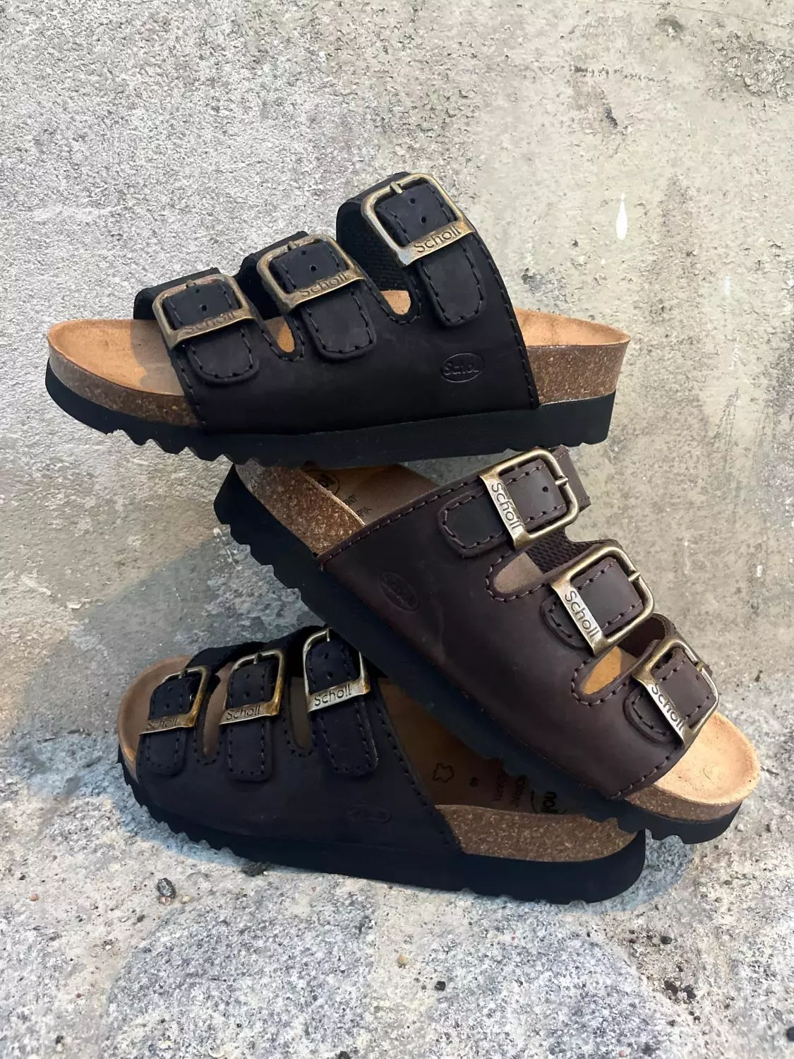 scholl comfort retro leather  rio ad