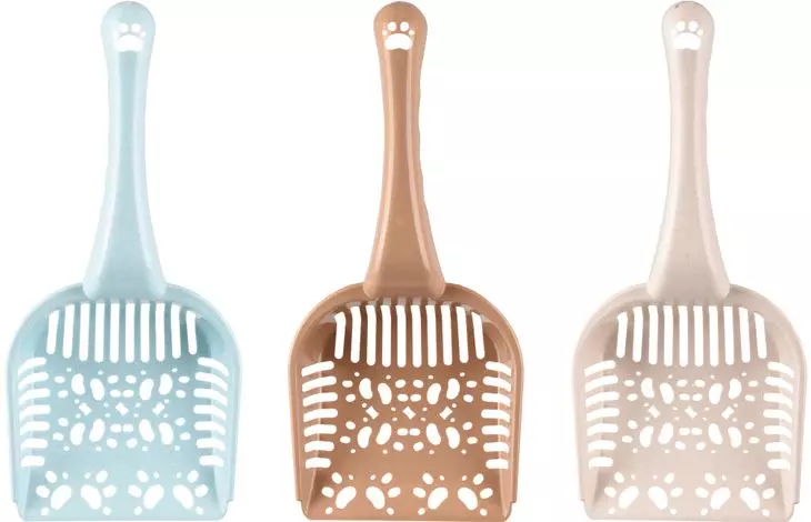 Kattesand spade Hanky ass. farger