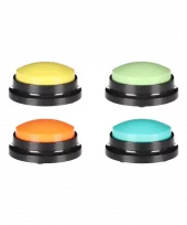 Hundeleke lydknapper opptakbare Ø8,8cm ass