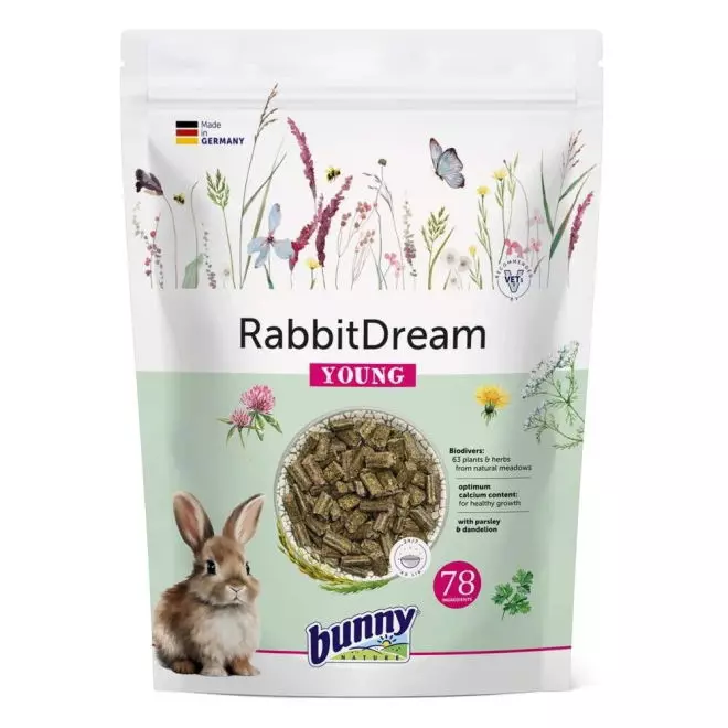 RabbitDream YOUNG kaninmat 600gr, BunnyNature