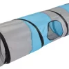 Katteleke "Linx" tunnel grå/blå 90cm
