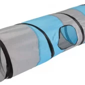 Katteleke "Linx" tunnel grå/blå 90cm