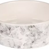 Matskål "Marmi" lys grå. Ø13,5cm. 400ml