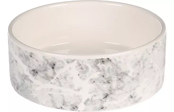 Matskål "Marmi" lys grå. Ø13,5cm. 400ml