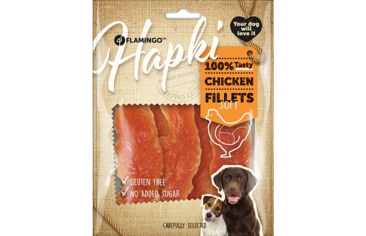 HAPKI CHICKN SNACK SOFT FILLET 170G