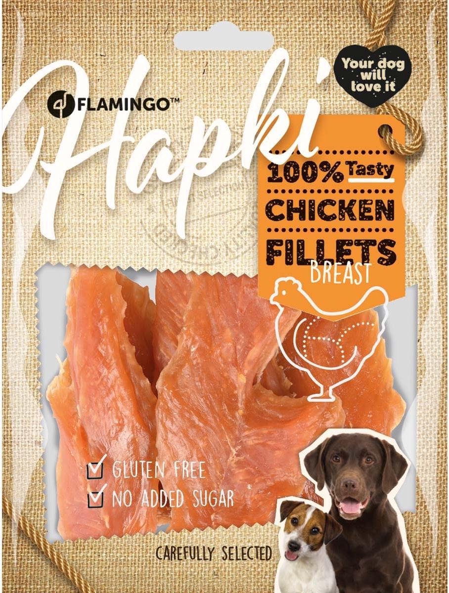 Hundegodbit Hapki chicken filet long 400G