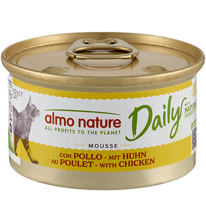 Almo Nature Daily Cats Mousse med kylling 85gr,