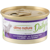 Almo Nature Daily Cats Mousse med kanin 85gr,