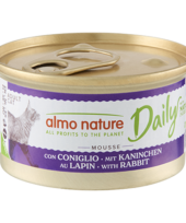 Almo Nature Daily Cats Mousse med kanin 85gr,