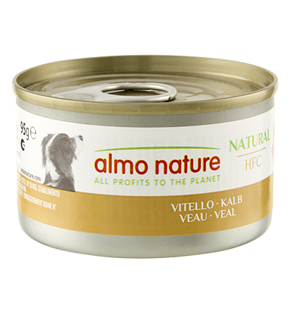 Almo Nature Natural - Veal (Kalv) 95g, HFC DOG