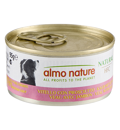 Almo Nature Natural - Veal (kalv) with Ham 95g, HFC DOG