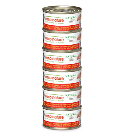 Almo Nature Chicken & Shrimps 70g x 6