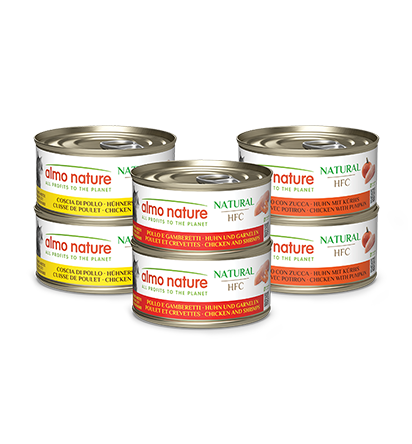 Almo Nature Chicken assortert 70g x 6