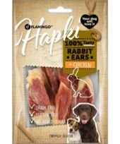 Hundesnack Hapki kaninøre med kylling 85gr