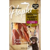 Hundesnack Hapki kaninøre med And 85gr