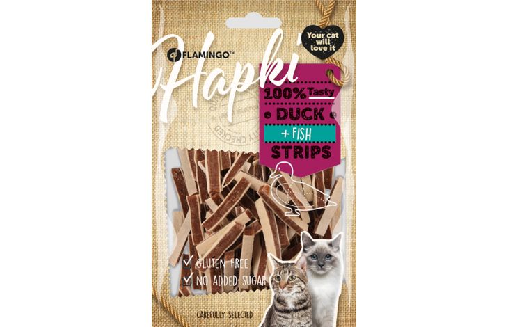 Kattegodbit Hapki And & Torske strips 85gr