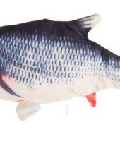 Katteleke bevegelig fisk grå 29cm